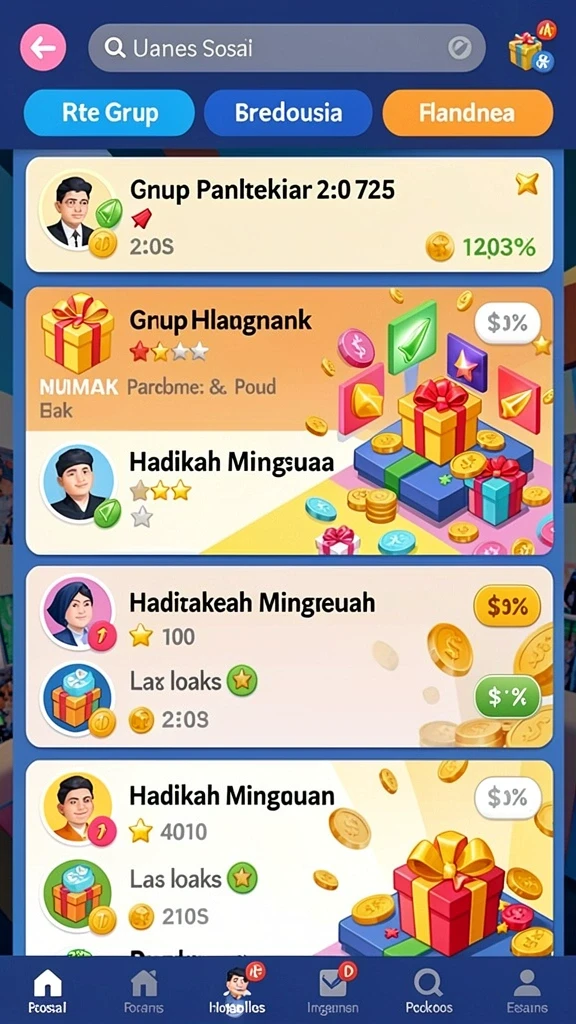 Fitur multiplayer untuk bermain bersama teman.