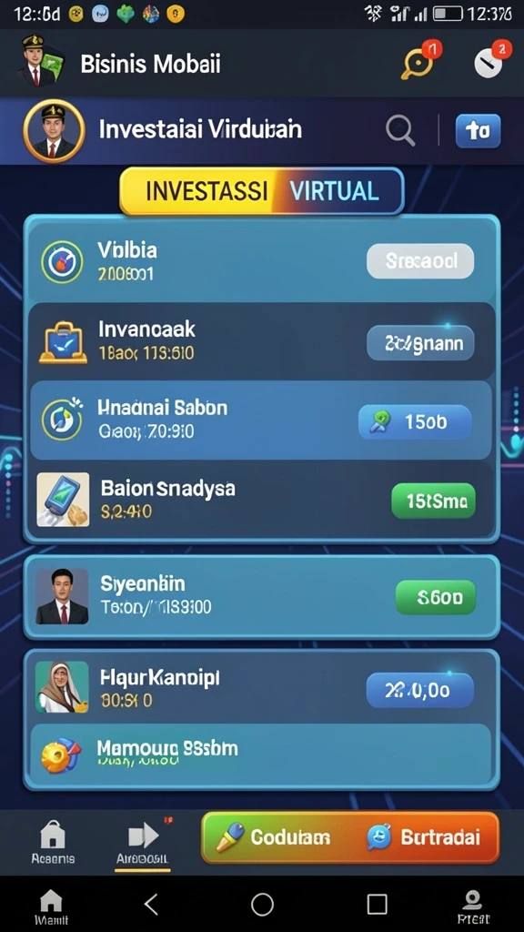 Fitur permainan yang beragam dan menghibur.
