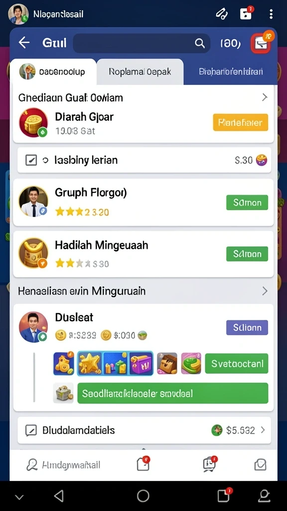 Tampilan antarmuka yang user-friendly.
