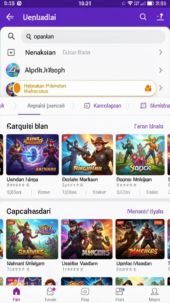 Tampilan antarmuka menarik dan user-friendly.