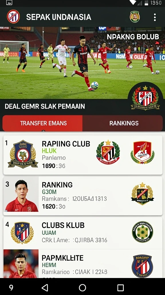 Screenshot menampilkan tampilan utama aplikasi BANDIT4D.