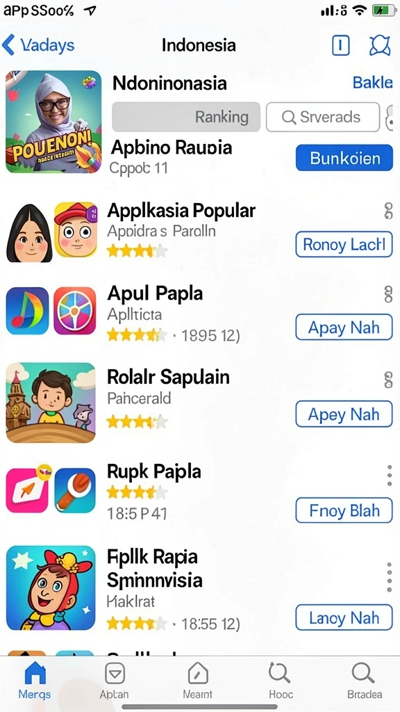 Tampilan level yang beragam dan menantang.