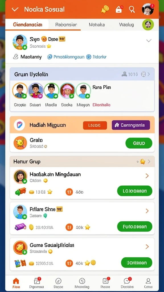 Tampilan antarmuka yang user-friendly.