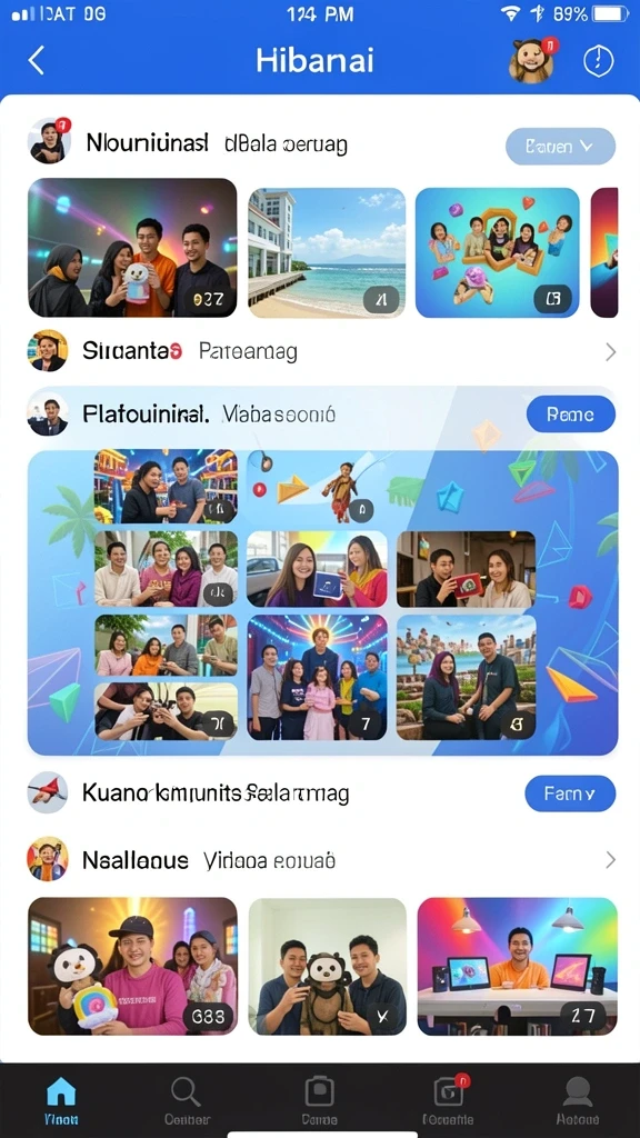 Tampilan karakter utama yang menarik.