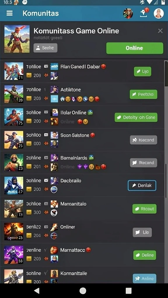 Tampilan awal aplikasi CEMARA777 yang menarik.