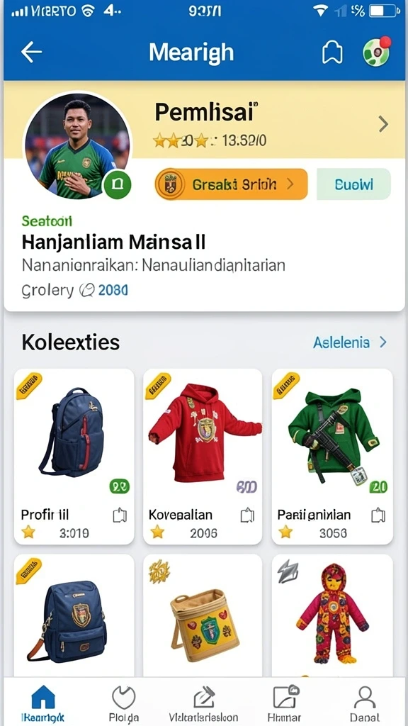 Tampilan awal CERI123 yang menarik dan mengundang rasa penasaran.