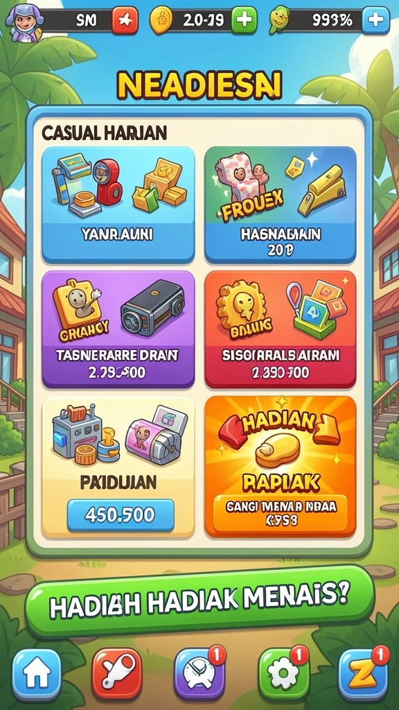 Tampilan antarmuka yang ramah pengguna.