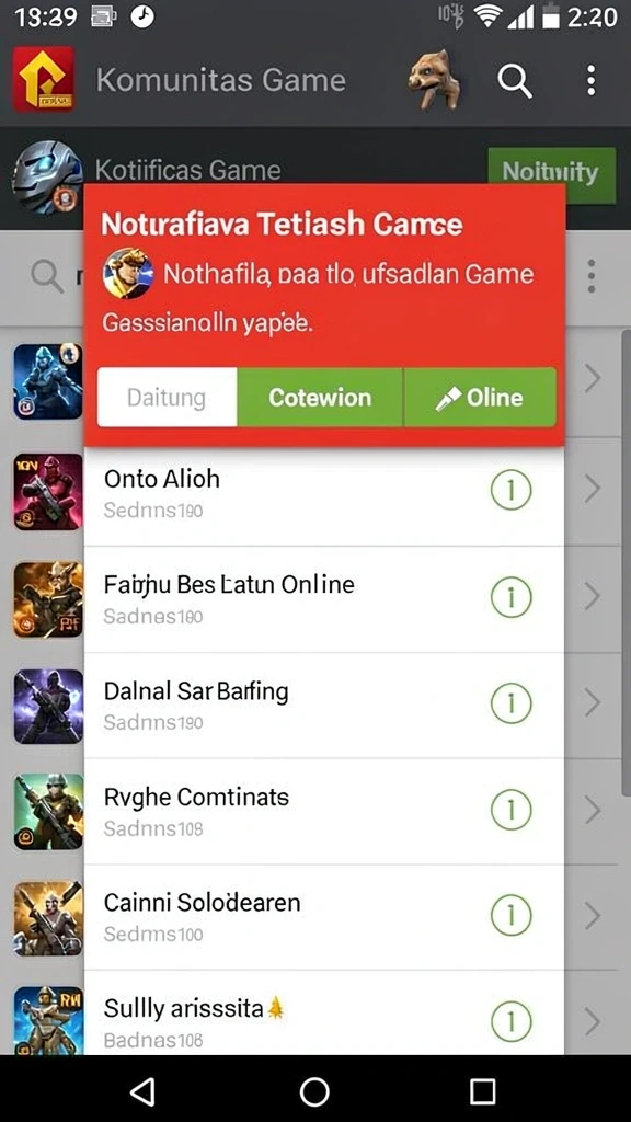 Interaksi sosial antar pemain yang seru.
