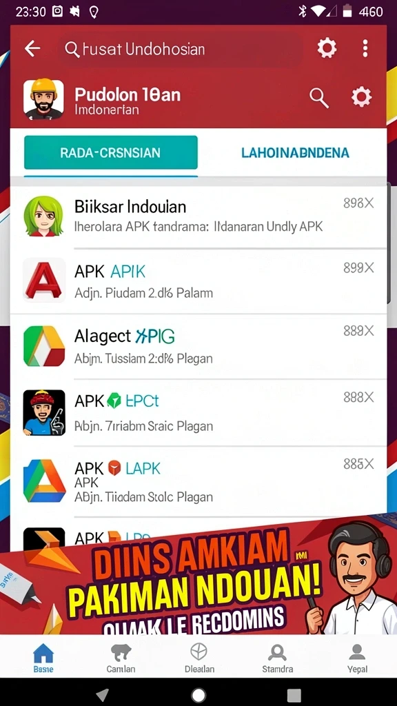 Tampilan antarmuka yang menarik dan mudah digunakan.