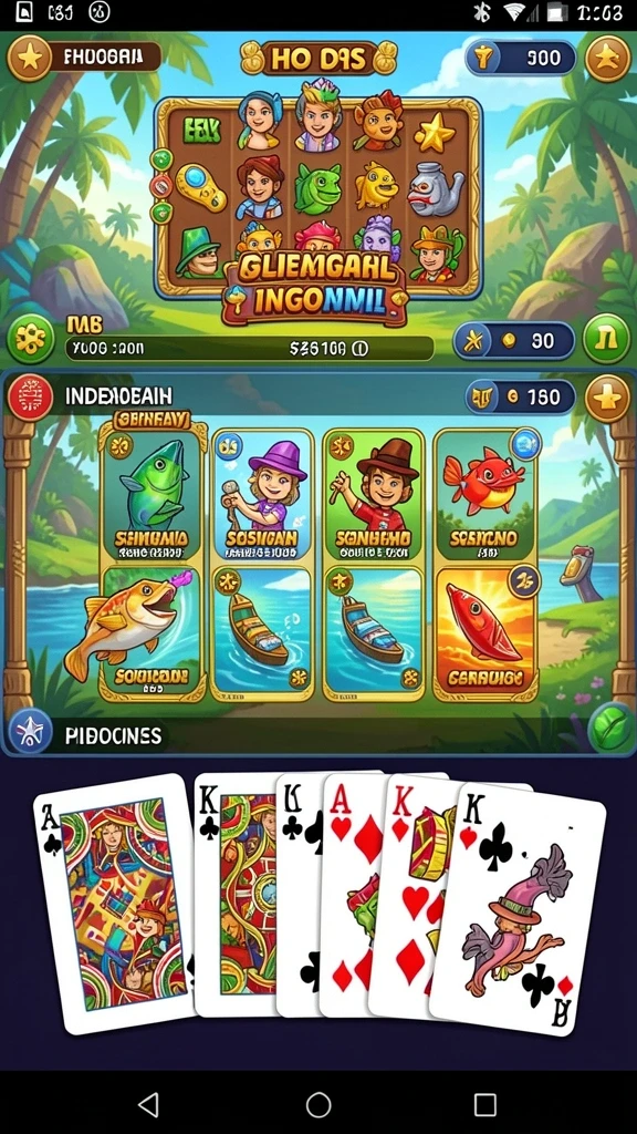 Screenshot karakter menarik dalam DUNIA777.
