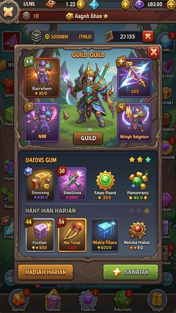 Menu pengaturan yang mudah dipahami dan diakses.