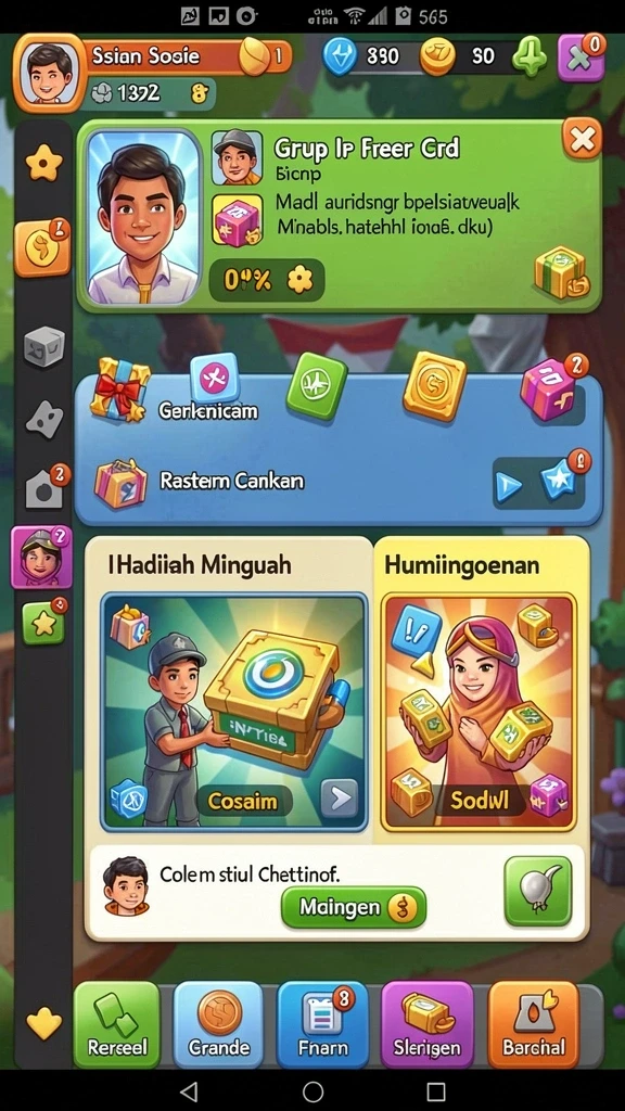 Pengalaman gameplay yang mendebarkan setiap level.