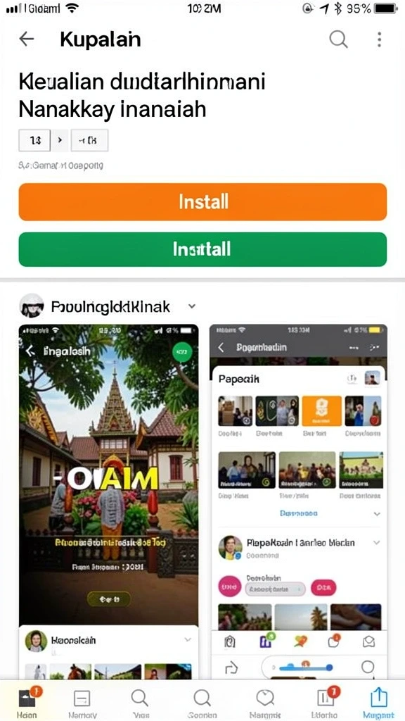 Screenshot aksi menarik saat bertempur di GACORMEGA.