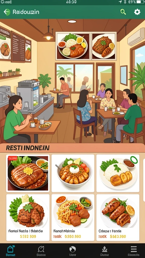 Tampilan antarmuka utama GACORX yang intuitif.