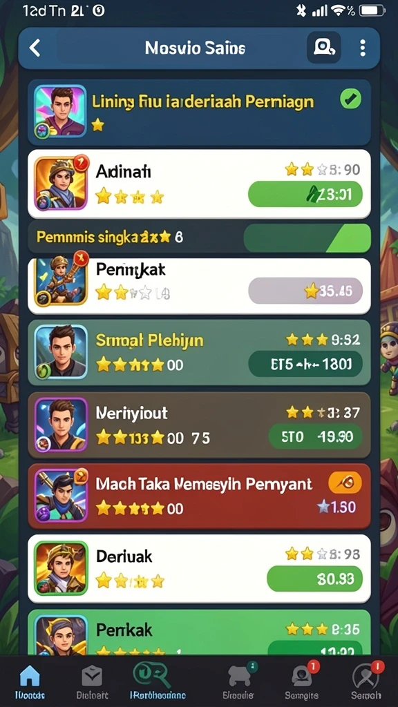 Pengaturan karakter yang mudah dan intuitif.
