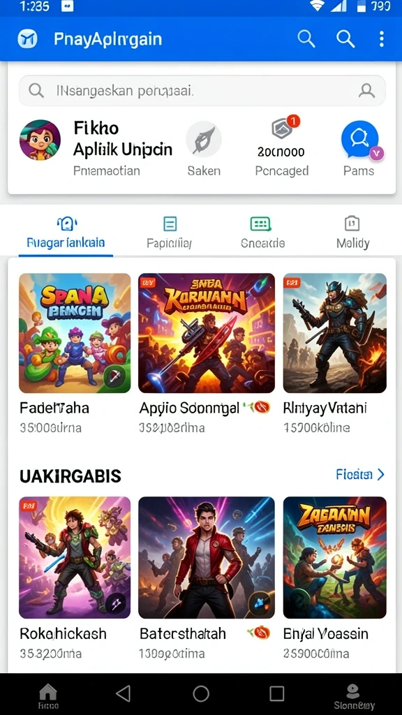 Tampilan antarmuka yang menarik dan user-friendly.