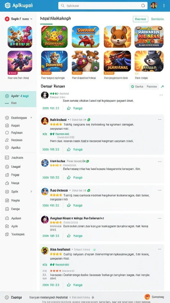 Fitur live chat yang memungkinkan interaksi langsung.
