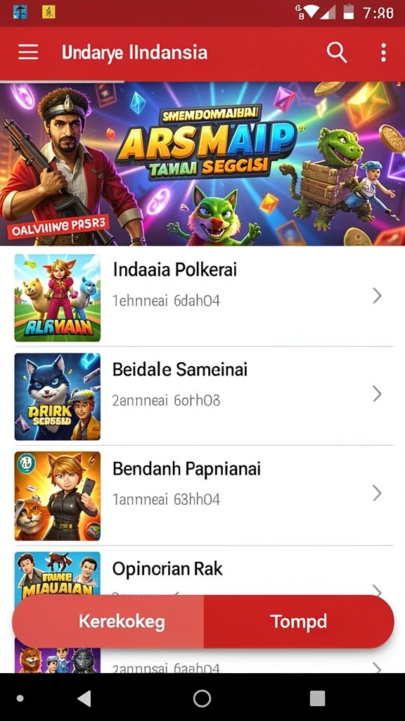 Level penuh tantangan yang meningkatkan adrenalin bermain.