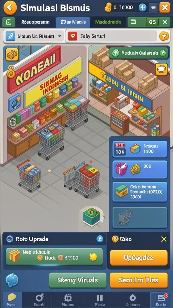 Fitur mode permainan yang beragam dan mengasyikkan.