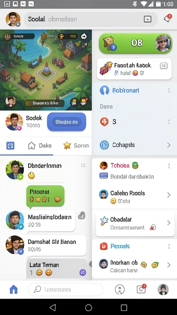 Berbagai permainan seru yang menguji keterampilan dan strategi.