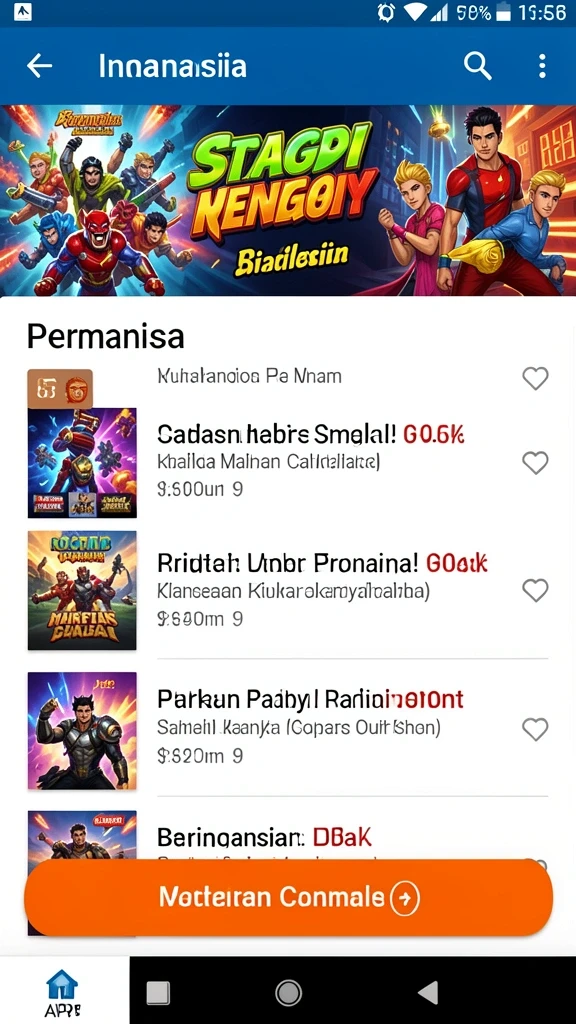 Penghargaan menarik untuk setiap pencapaian dalam game.