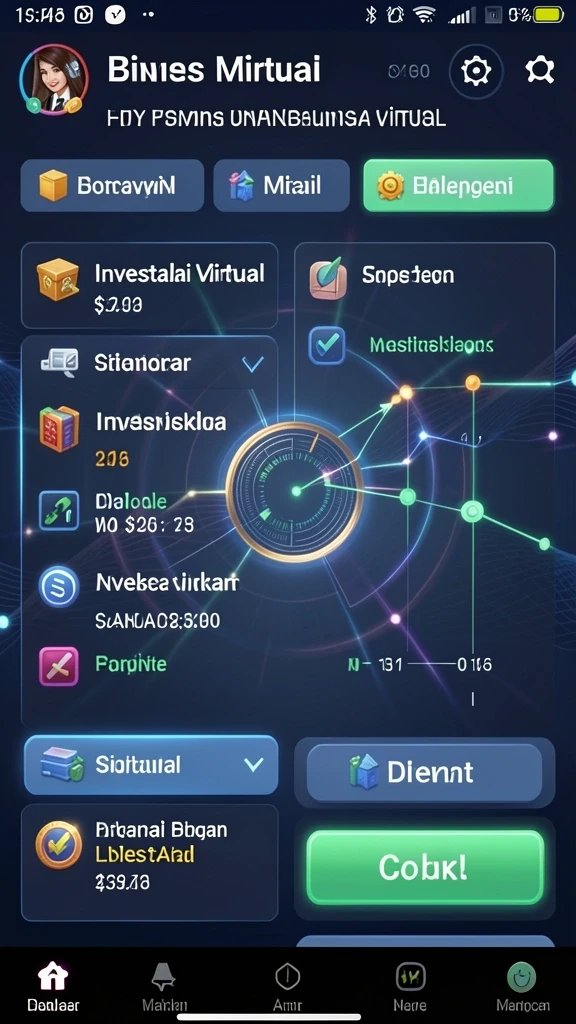 Interaksi dengan objek dalam lingkungan game.