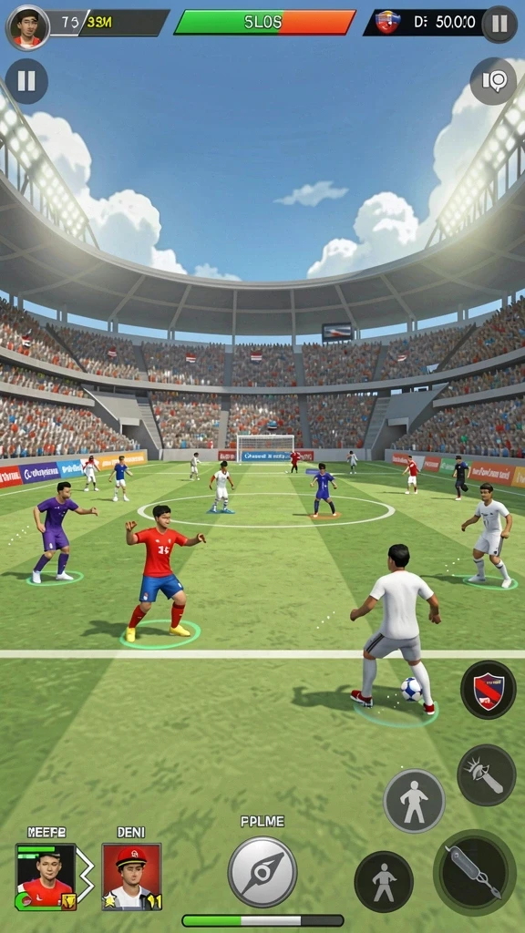Gameplay yang seru dan mengasyikkan saat dimainkan dengan teman.