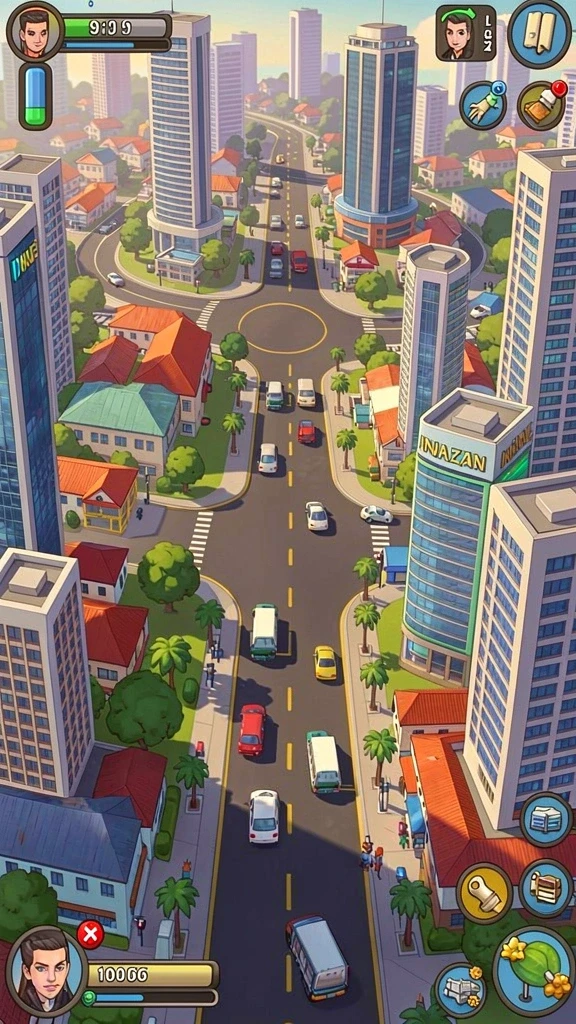 Screenshot kedua menampilkan panorama dunia game yang luas.