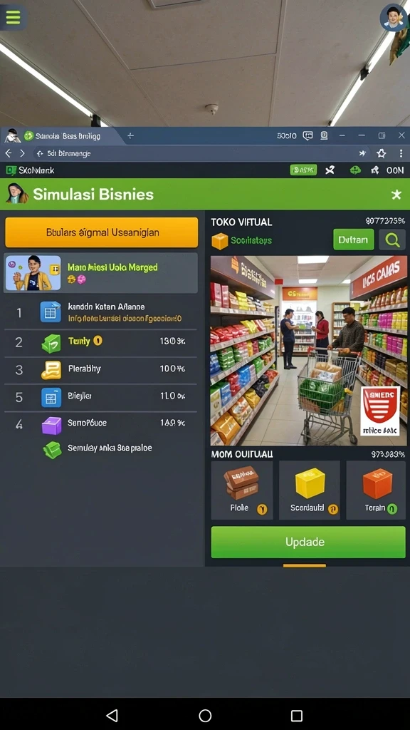 Fitur interaksi yang menambah keseruan permainan.