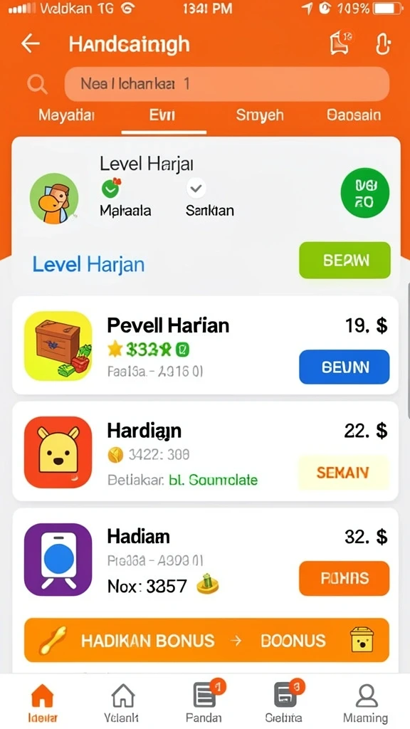 Tangkapan layar menampilkan aksi seru di level pertama.