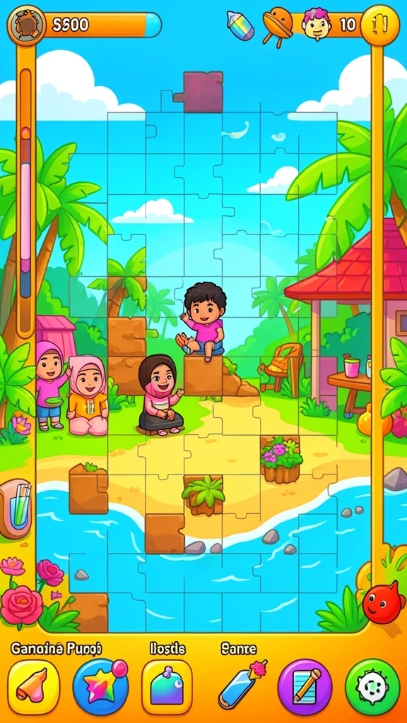 Fitur multiplayer memungkinkan permainan bersama teman.