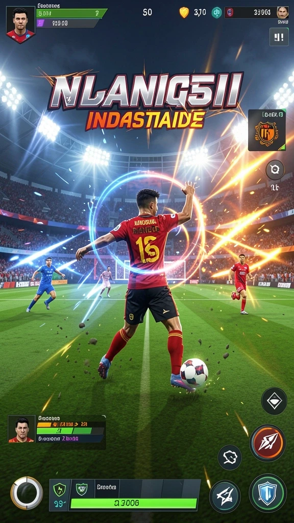 Tampilan utama game dengan karakter utama yang siap beraksi.