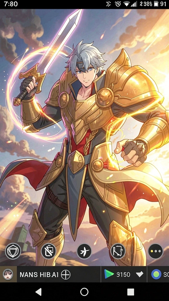 Visual dunia fantasi yang indah dan detail.