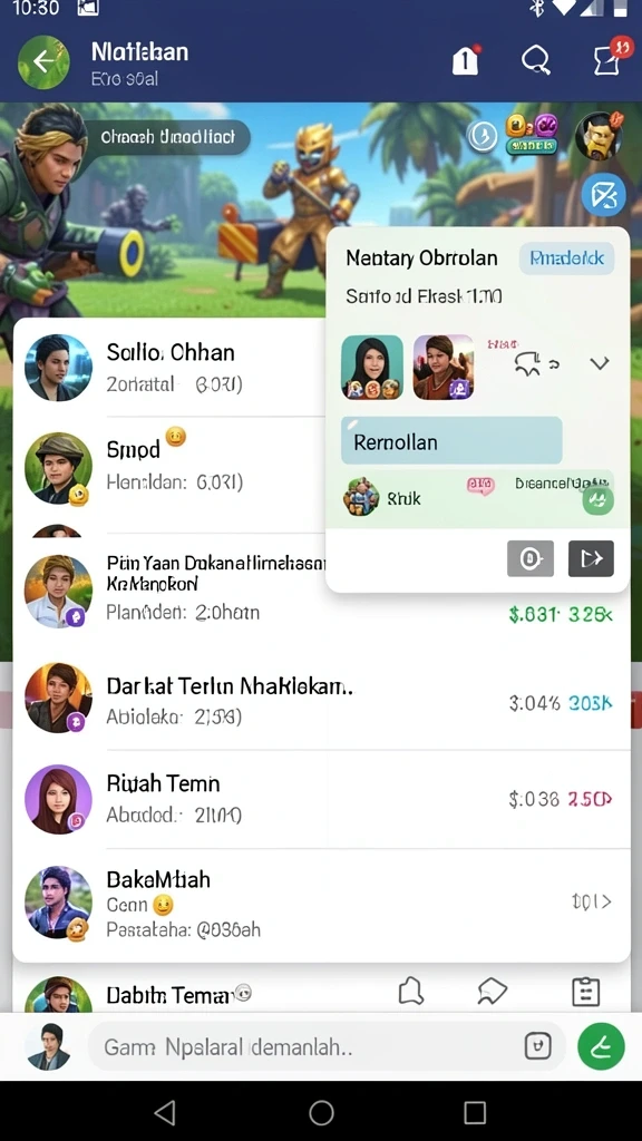 Pengalaman sosial yang seru dengan pemain lain.