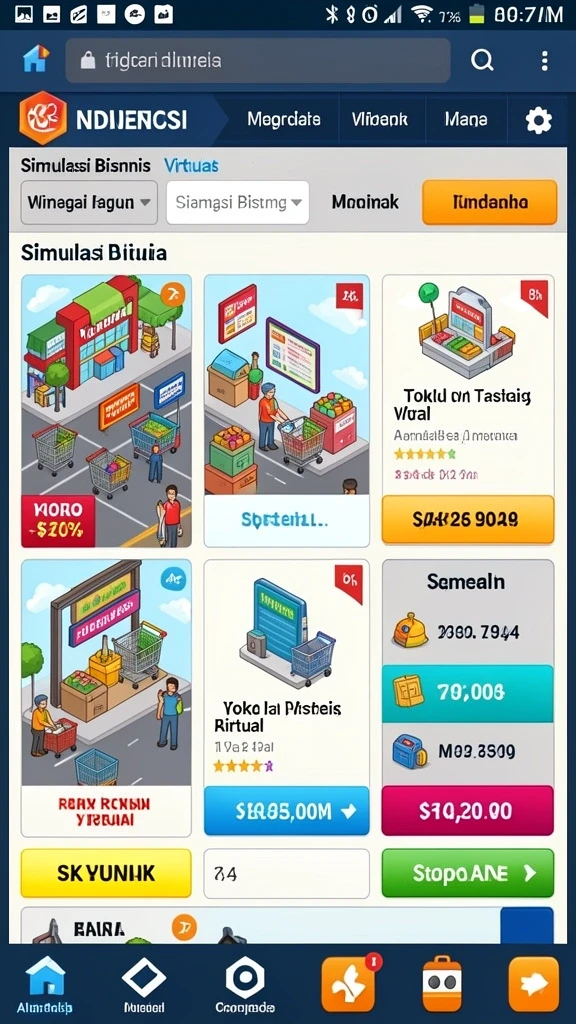 Fitur multiplayer yang memungkinkan pemain bersaing.