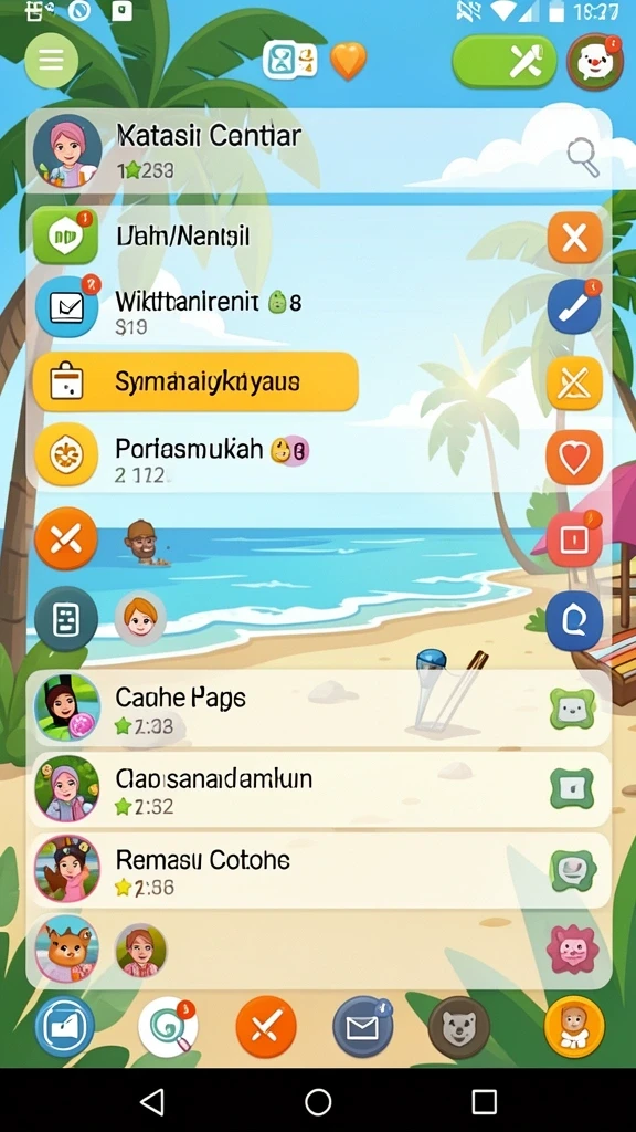 Tangkapan layar dari petualangan seru di hutan.