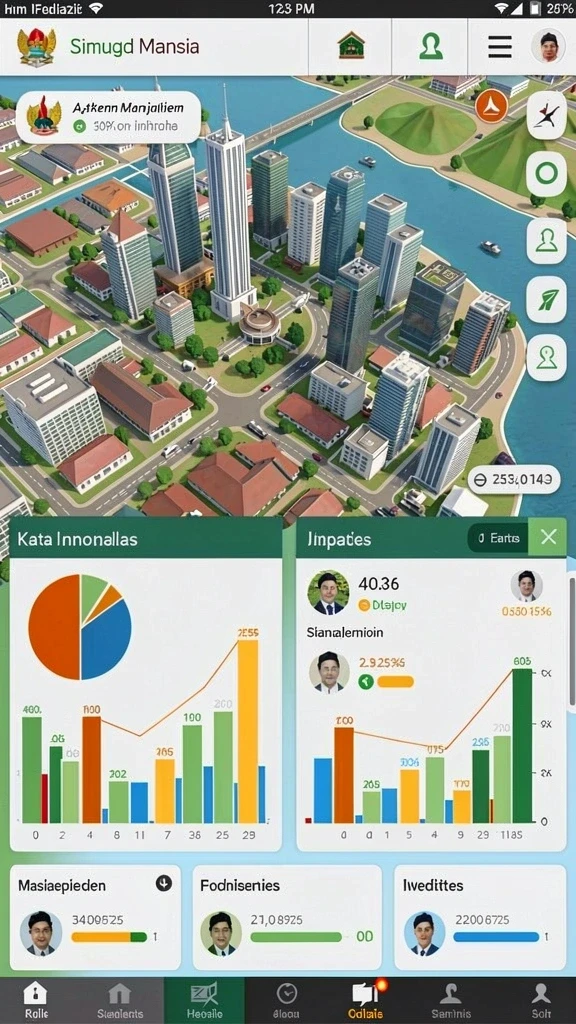 Sistem level yang mudah dipahami dan dinamis.