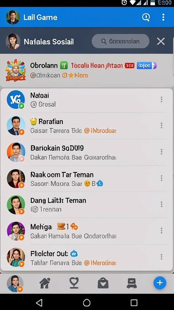 Momen seru dalam permainan multiplayer.