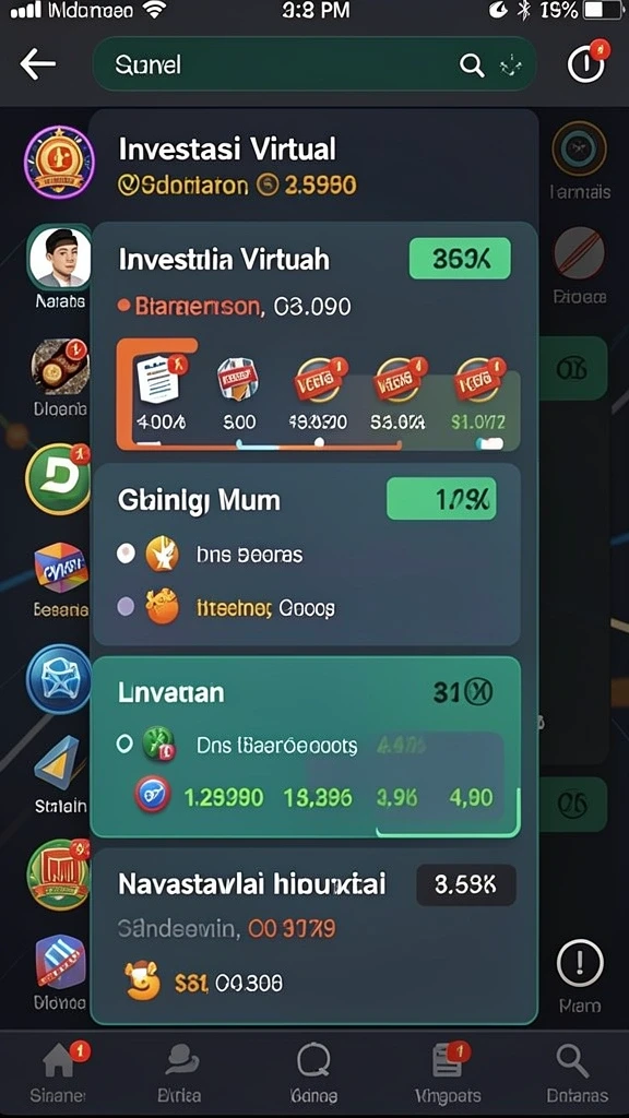 Tampilan awal permainan yang menarik.