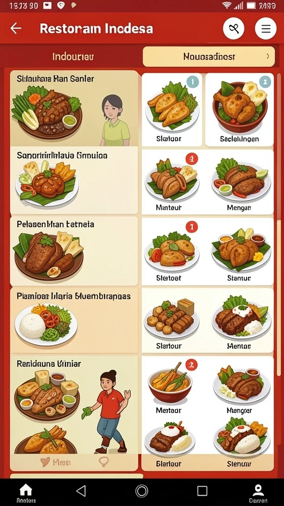 Berbagai pilihan permainan seru untuk dipilih.